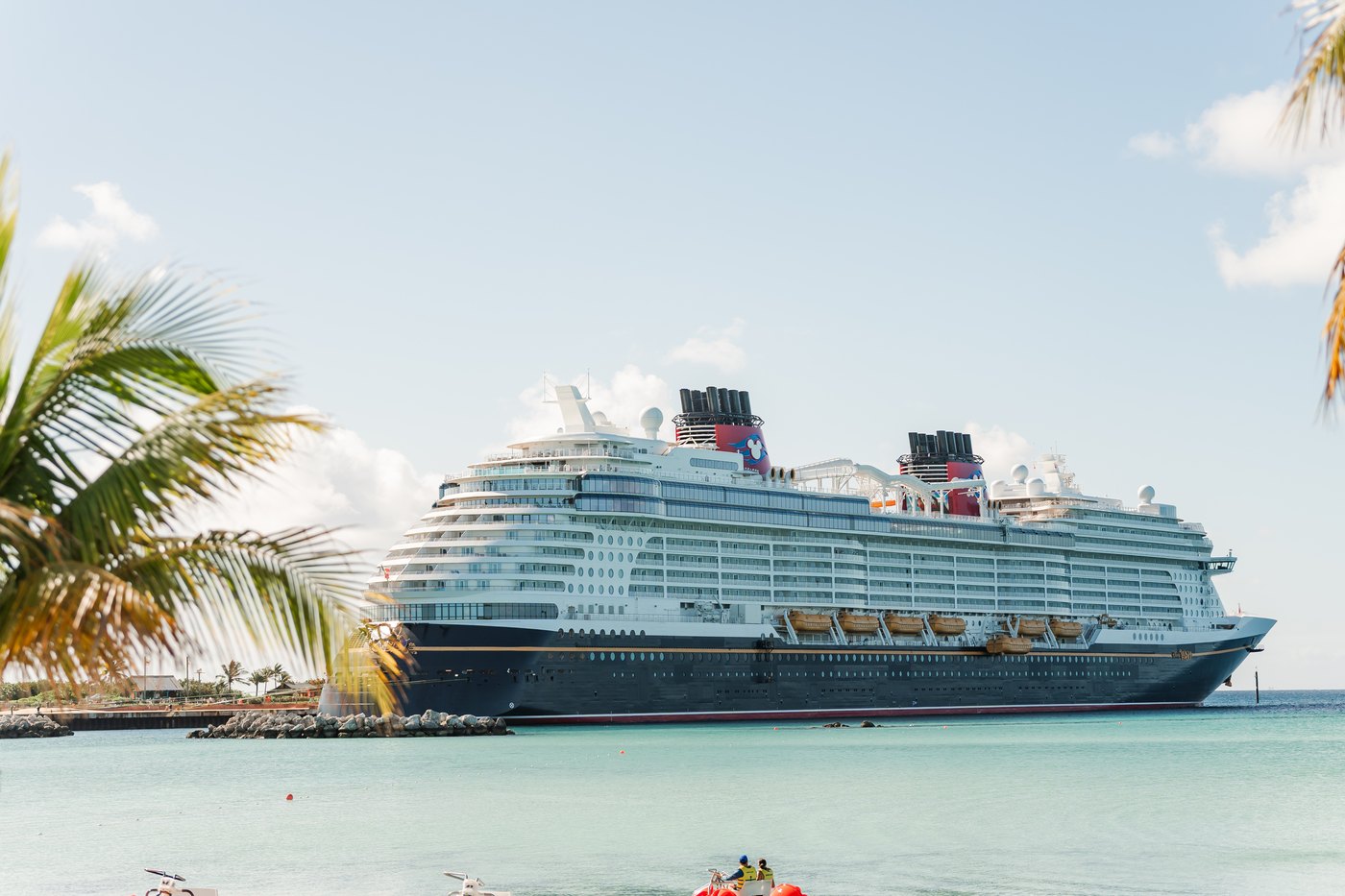 Disney Cruise ship at sea