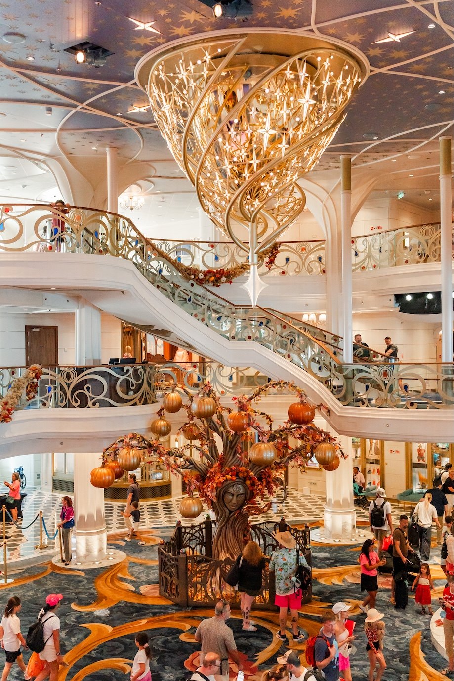 Disney Cruise atrium