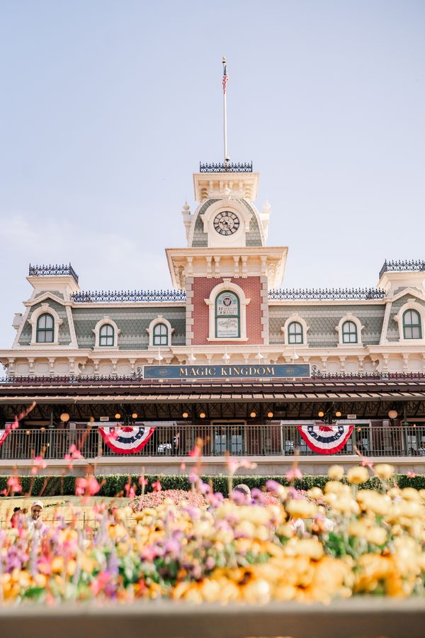 Magic Kingdom train station entrance