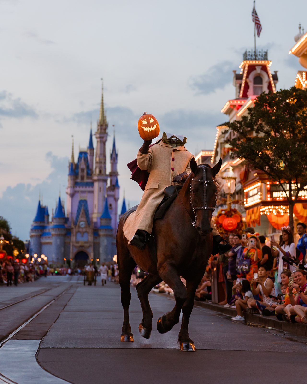 Headless Horseman on Main Street